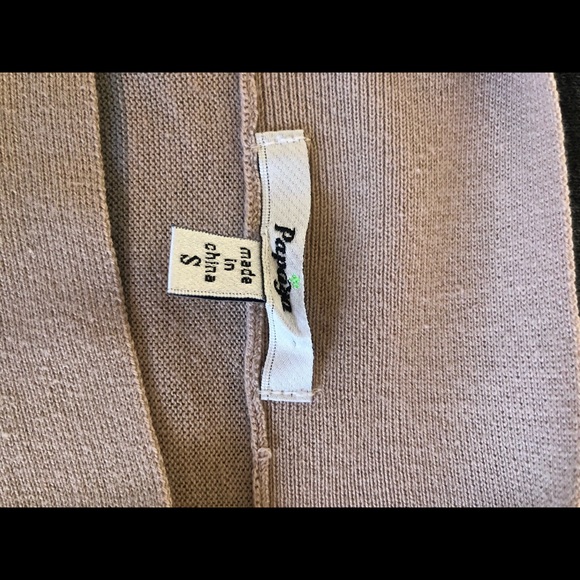 Super Cute Striped Black/Gray/Tan Dress - Picture 6 of 6